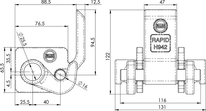 Zentralverriegelung Rapid H942