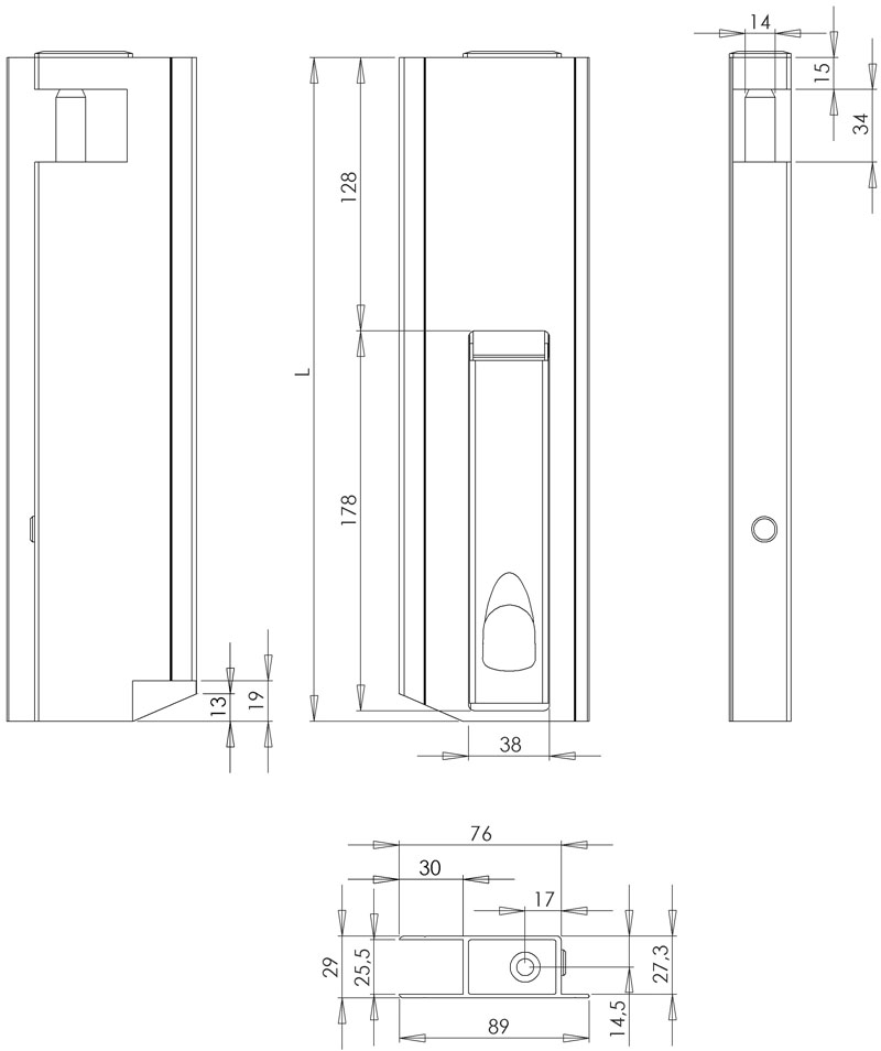 Langwegverschluss H400 Typ 413-03