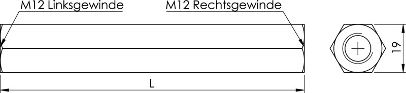 Spannschloss H10G / H11 / H519