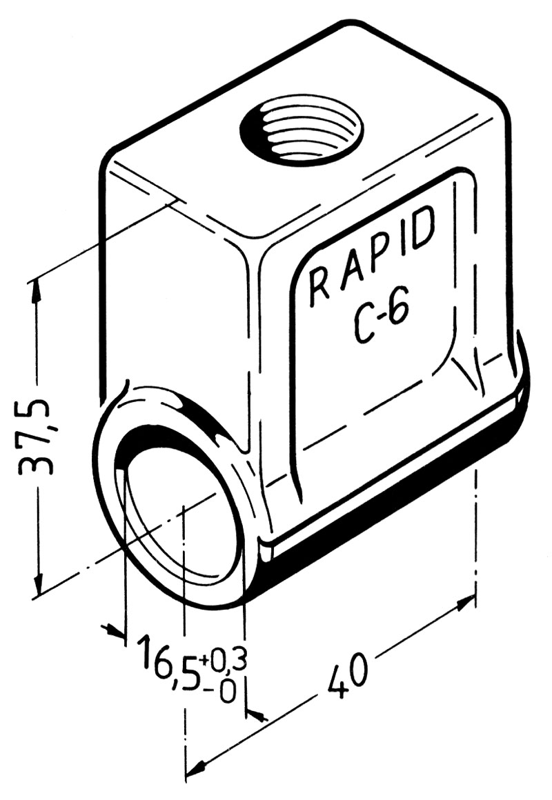 Scharnierlager Rapid C6