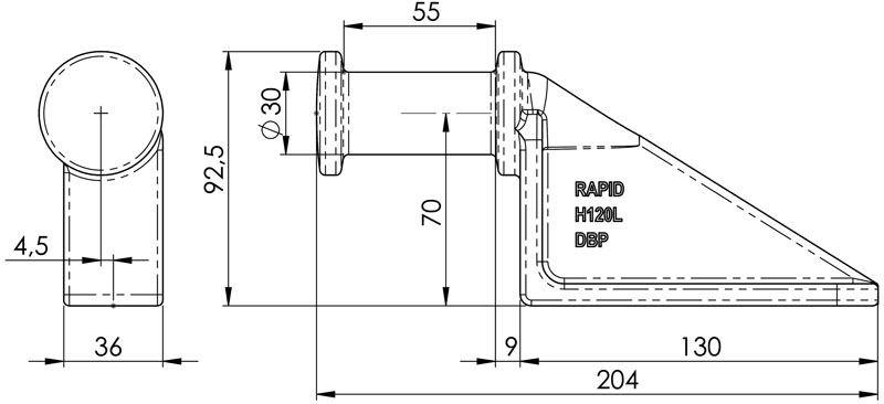 Pendelzapfen Rapid H120